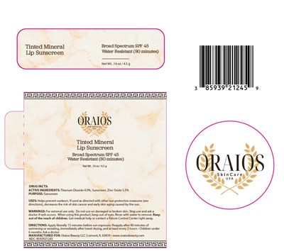 Oraios 212.jpg Package Label - Oraios 212